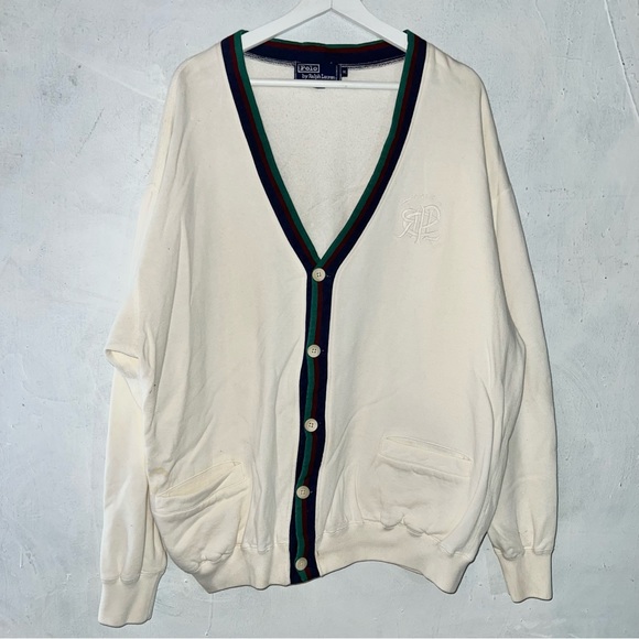 90s Vintagepolo Ralph Lauren cardigan XL